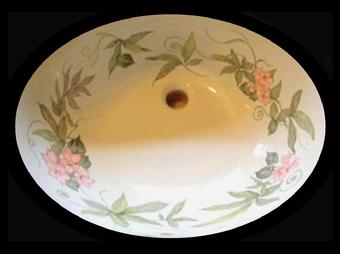 hand-painted sink