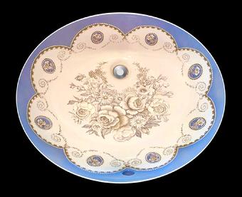 Cream,Blue and Gray-Brown Custom Colors