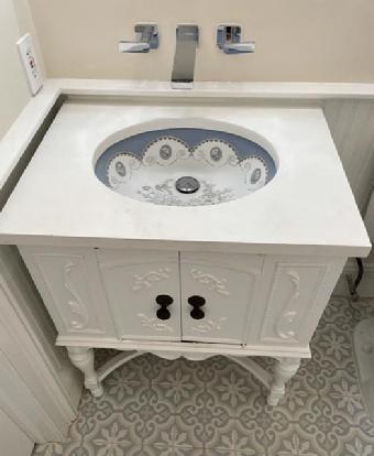 Cream,Blue and Gray-Brown Custom Colors