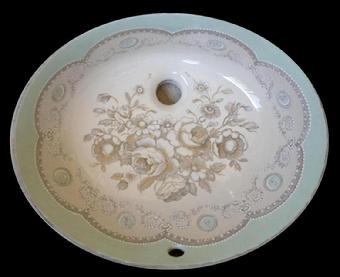 Hand-painted sink
