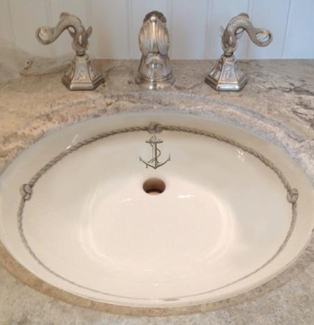 Hand-Painted Sink