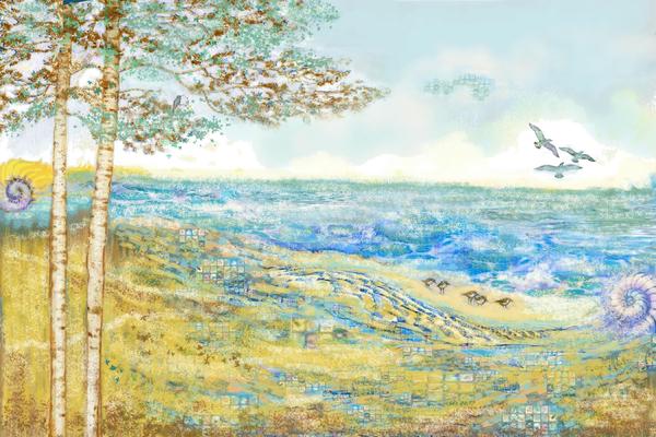 stylized landscape/ healing art